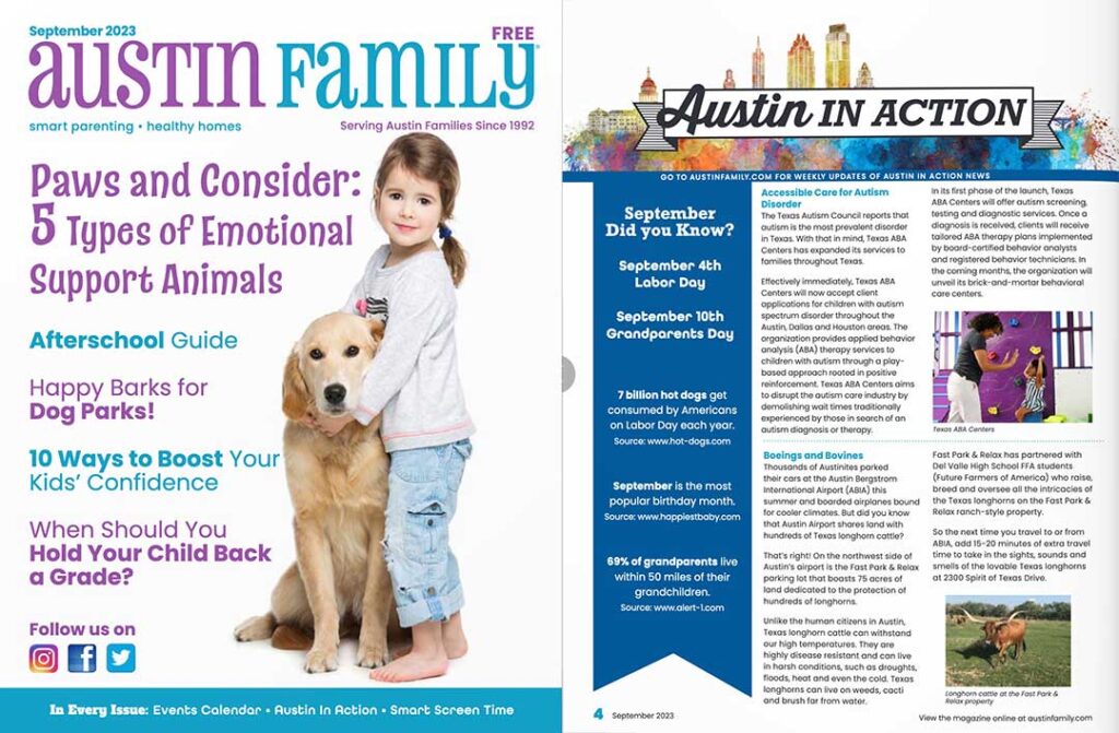Austin family magazine - september 2023