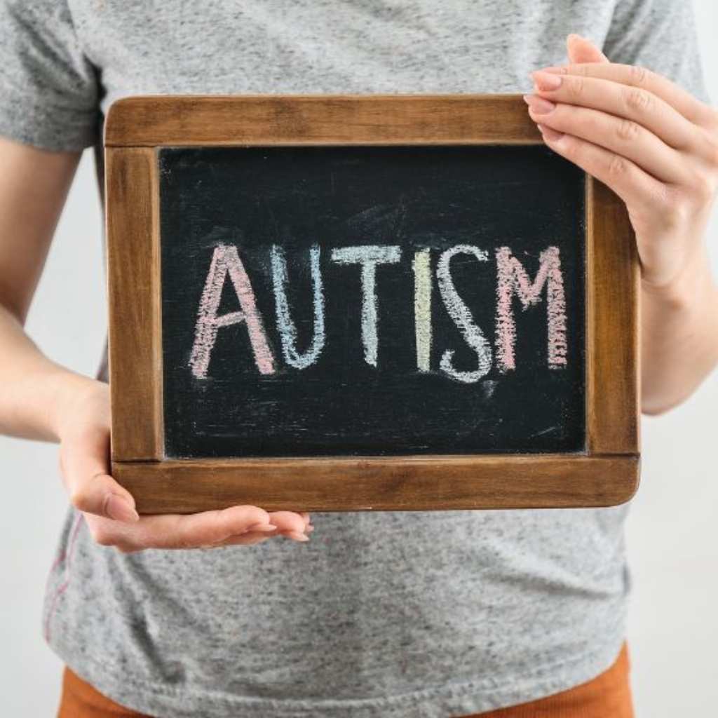 Lining up toys and autism